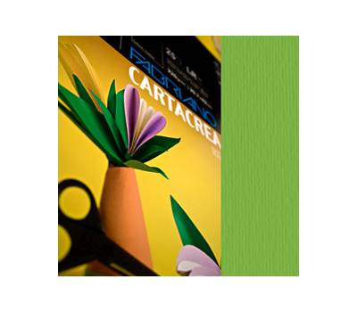 Cartoncino CartaCrea - 35 x 50 cm - 220 gr - verde 111 - blister 10 fogli - Fabriano - 46435111 - 8001348127642 - DMwebShop