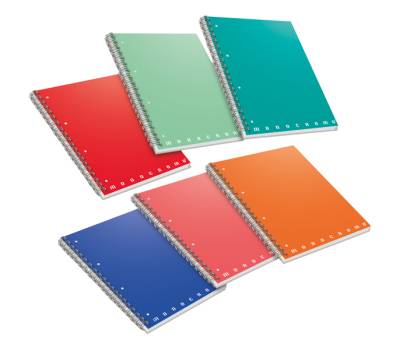 Maxiquaderno Monocromo - A4 - 100 fogli - 80 gr - quadretto 5 mm - 4 fori - spiralato - conf. 5 pezzi - Pigna - 02000035M - 8005235019539 - DMwebShop