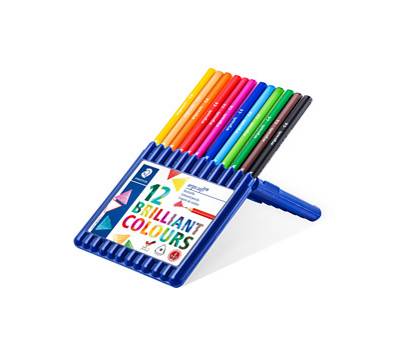 Matite colorate Ergosoft - triangolari - colori assortiti - astuccio 12 pezzi - Staedtler - 157SB12 - 4007817157077 - DMwebShop