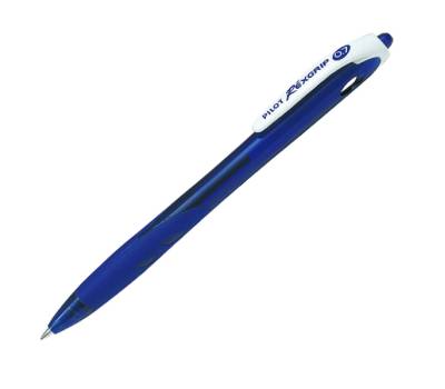 Penna a sfera a scatto Rexgrip Begreen - punta 0,7 mm - blu - conf. 10 pezzi - Pilot - 040016 - 4902505326349 - DMwebShop