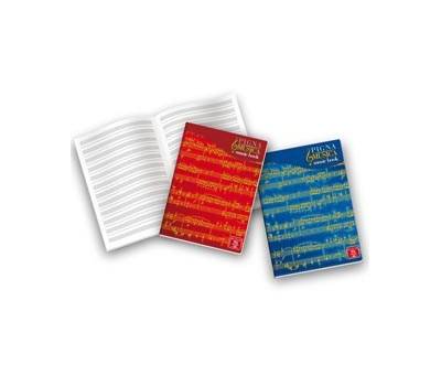 Maxiquaderno Musica - 21 x 29,7 cm - 32 fogli - 100 gr - 12 pentagrammi - conf. 10 pezzi - Pigna - 0408197IN - 8005235108950 - DMwebShop