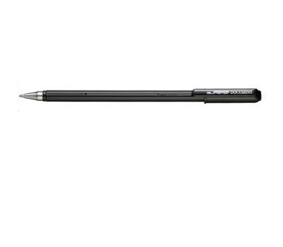 Penna a sfera con cappuccio Superb Document - punta 1 mm - nero - conf. 12 pezzi - Pentel - BK77MDK - 3474371770058 - DMwebShop