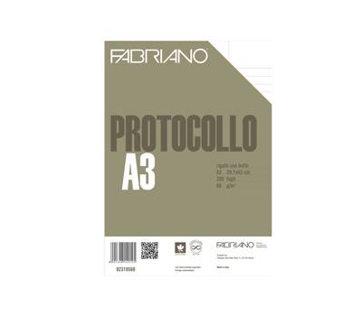 Foglio protocollo - A4 - uso bollo - 60 gr - conf. 200 pezzi - Fabriano - 19100745 - 8001348232094 - DMwebShop