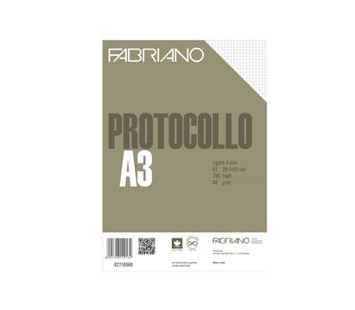 Foglio protocollo - A4 - 4 mm - 60 gr - conf. 200 pezzi - Fabriano - 19100746 - 8001348232100 - DMwebShop