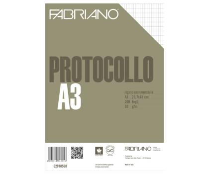 Fogli protocollo - A4 commerciale - 60 gr - conf. 200 pezzi - Fabriano - 02910560 - 8001348149156 - DMwebShop