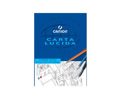 Blocco carta lucida - 297 x 420 mm - 10 fogli - 80 gr - uso manuale - conf. 10 pezzi - Canson - C200005827 - 3148950058270 - DMwebShop