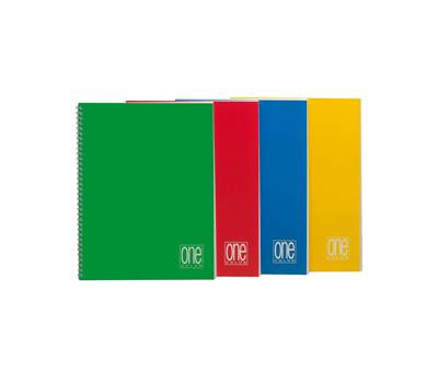 Maxiquaderno One Color - A4 - senza fori - 60 fogli - 80 gr - 1 rigo - spiralato - conf. 5 pezzi - Blasetti - 1144 - 8007758211445 - DMwebShop