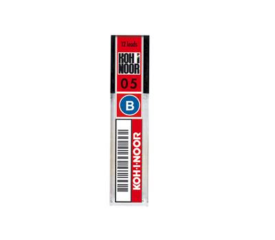 Micromine - mina 0,5 mm - gradazione B - astuccio 12 mine - conf. 12 pezzi - Koh-i-noor - E205-B - 8032173005966 - DMwebShop