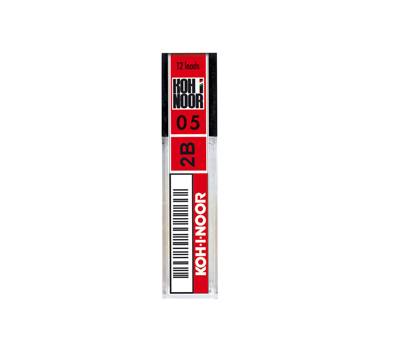 Micromine - mina 0,5 mm - gradazione 2B - astuccio 12 mine - conf. 12 pezzi - Koh-i-noor - E205-2B - 8032173005973 - DMwebShop