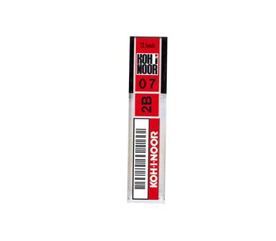 Micromine - mina 0,7 mm - gradazione 2B - astuccio 12 mine - conf. 12 pezzi - Koh-i-noor - E207-2B - 8032173006635 - DMwebShop