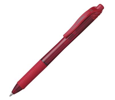 Roller a scatto Energel x Click BL110 - punta 1 mm - rosso - Pentel - BL110-BX - 884851008831 - DMwebShop