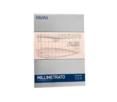 Blocco Carta Millimetrata 21x29,7cm 10fg 80gr Favini - A205004 - DMwebShop
