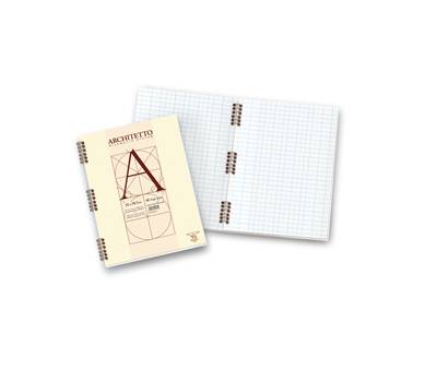 Blocco Architetto 22x29,7mm 10 mm 40 fogli 100 gr spiralato - 6658