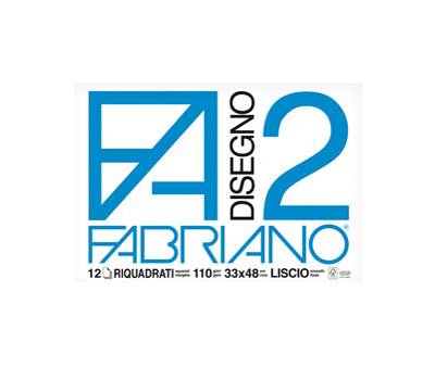 Blocco F2,33 x 48 cm 12 fogli 110 gr liscio squadrato collato - 6661