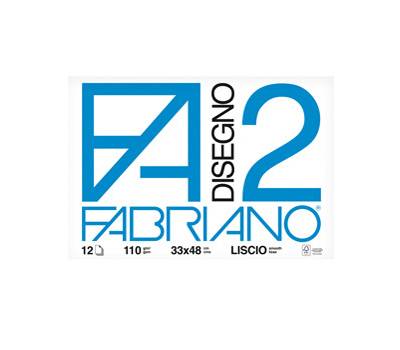 Blocco F2,33x48mm 12 fogli 110 gr liscio collato - 6660