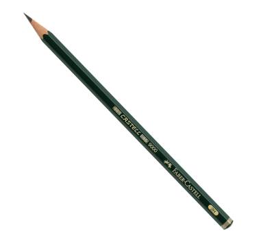 Matita in grafite Castell 9000 gradazione 2H esagonale Faber Castell - 3604