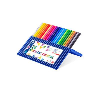 Matite colorate Ergo Soft diametro mina 3 mm colori assortiti astuccio 24 pezzi Staedtler 157SB24 - 4686