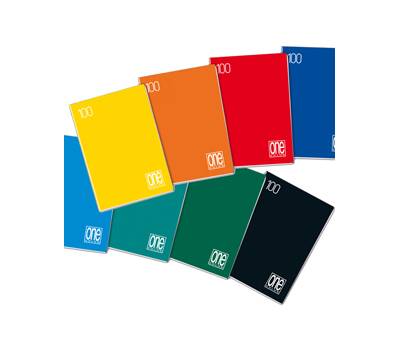 Maxiquaderno One Color A4 quadretto 5 mm con margine 18,1 fogli 100 gr - 6065