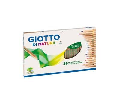Pastelli colorati di Natura diametro mina 3,8 mm legno di cedro Giotto 240800 - 7346
