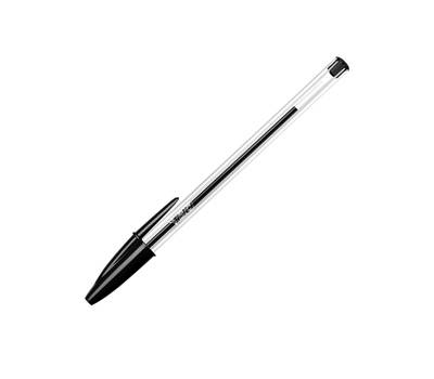 Penna a sfera Bic Cristal nera punta media 1 mm 8373639 - 2661 Penna a sfera Bic Cristal nera punta media 1 mm 8373639 - 2661