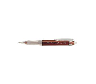 Penna a sfera a scatto 3 punta 1 mm 0,5 mm rosso - 6925