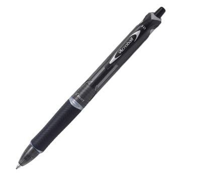 Penna a sfera a scatto Acroball Plastic Begreen punta 1 mm nero - 6551