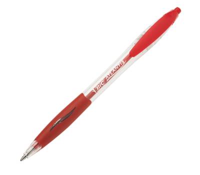 Penna a sfera a scatto Atlantis Classic punta 1 mm rosso - 6887