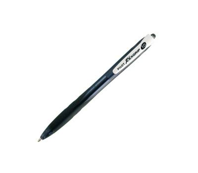 Penna a sfera a scatto Rexgrip Begreen punta 1 mm nero - 6905