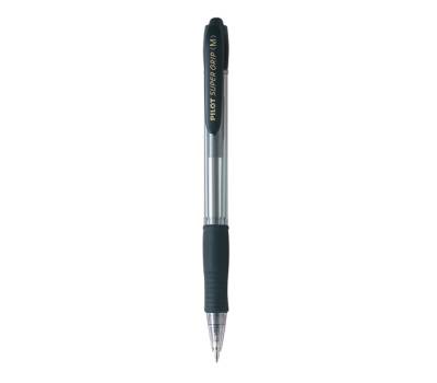 Penna a sfera a scatto Supergrip punta media 1 mm nero - 6919