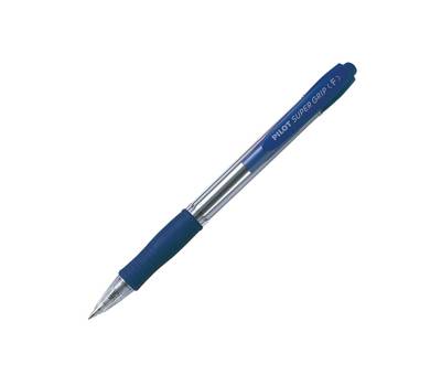 Penna sfera a scatto Super Grip punta fine 0,7 mm blu - 2742