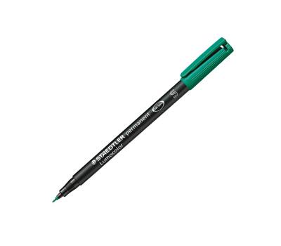 Pennarello Lumocolor Permanent 313 punta 0,4 mm verde - 6250