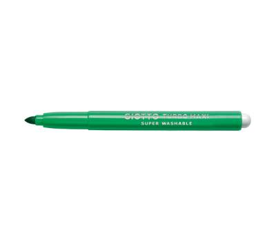 Pennarello Turbomaxi Monocolore punta diametro 5 mm verde chiaro Giotto 456018 - 6612