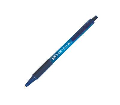 Penne a sfera a scatto Soft Feel punta 1 mm blu - 2136