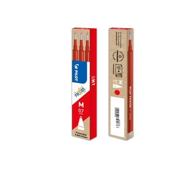 Refill a sfera Frixionball punta 0,7 mm rosso - 1084