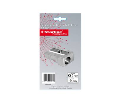 Temperamatite senza contenitore - 1 foro - in metallo - Starline - STL2304. - 8025133019776 - DMwebShop