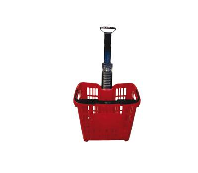 Cesto trolley - 30 lt - antiurto - rosso - Printex - cpt/120002r - 8034049917564 - DMwebShop
