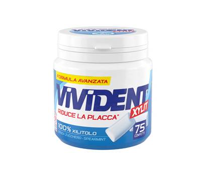Barattolo Xylit Upgrade - 75 confetti - Vivident - 09598000 - 80677147 - DMwebShop