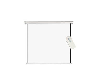 Schermo elettrico di proiezione 180 x 180 cm bianco - 19866
