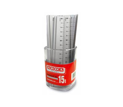 Barattolo 15 righelli - 15 cm - alluminio - Arda - 17915BAR - 8003438006981 - DMwebShop