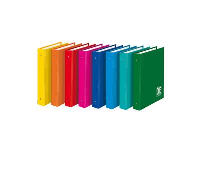 Raccoglitore One Color - A4 - 26 x 32 cm - dorso 4 cm - 4 anelli 30 mm - colori assortiti - conf. 6 pezzi - Blasetti - 2400 - 8007758124004 - DMwebShop