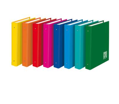 Raccoglitore One Color - A5 - 18 x 22 cm - dorso 3 cm - 4 anelli 25 mm - colori assortiti - conf. 6 pezzi - Blasetti - 2401 - 8007758124011 - DMwebShop