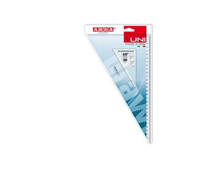 Squadra Uni 60 gradi 30 cm - 7268