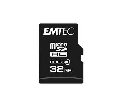 Micro SDHC Class 10 Classic - 32 Gb - Emtec - ECMSDM32GHC10CG - 3126170158505 - DMwebShop