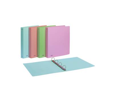 Raccoglitore Pastel - PPL - dorso 3,2 cm - f.to utile 22 x 30 cm - 4 anelli 30 mm - colori assortiti - conf. 10 pezzi - Favorit - 400115585 - 8006779021088 - DMwebShop