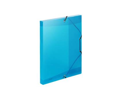 Cartella 3L con elastico Lumina - 24 x 32 cm - blu - dorso 2,5 - Favorit - 400116646 - 8006779023624 - DMwebShop