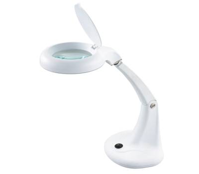 Lampada MiniZoom - 30 x 15,5 cm - a LED - 5 W - lente ingrandimento - bianco - Unilux - 400108074 - 3595560027699 - DMwebShop