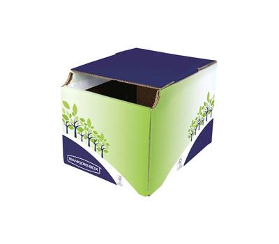 Cestino riciclo da riciclo - 31,5 x 60,8 x 42,7 cm - conf. 5 pezzi - Fellowes - 8049301 - 43859733408 - DMwebShop