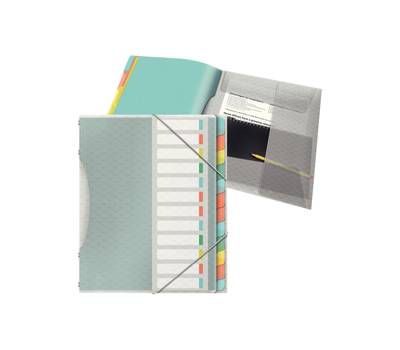 Classificatore colour lce 12 divisori dorso 2 cm 26 - 6x32 cm multicolore - 3568