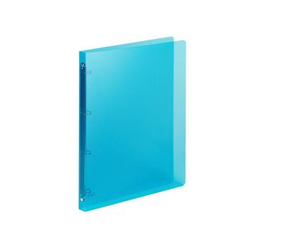 Raccoglitore Lumina 4 anelli tondi 15 mm 22 x 30 cm PP blu - 5916