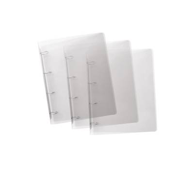 Raccoglitore Lumina 4 anelli tondi 30 mm formato utile 22 x 30 cm PP trasparente Favorit 400083623 - 5299